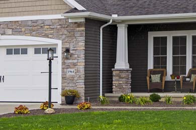 Exterior finish options for your new home.