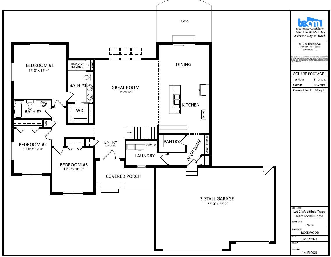 Main Level floorplan