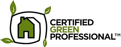 Certified Green Professional newly built homes
