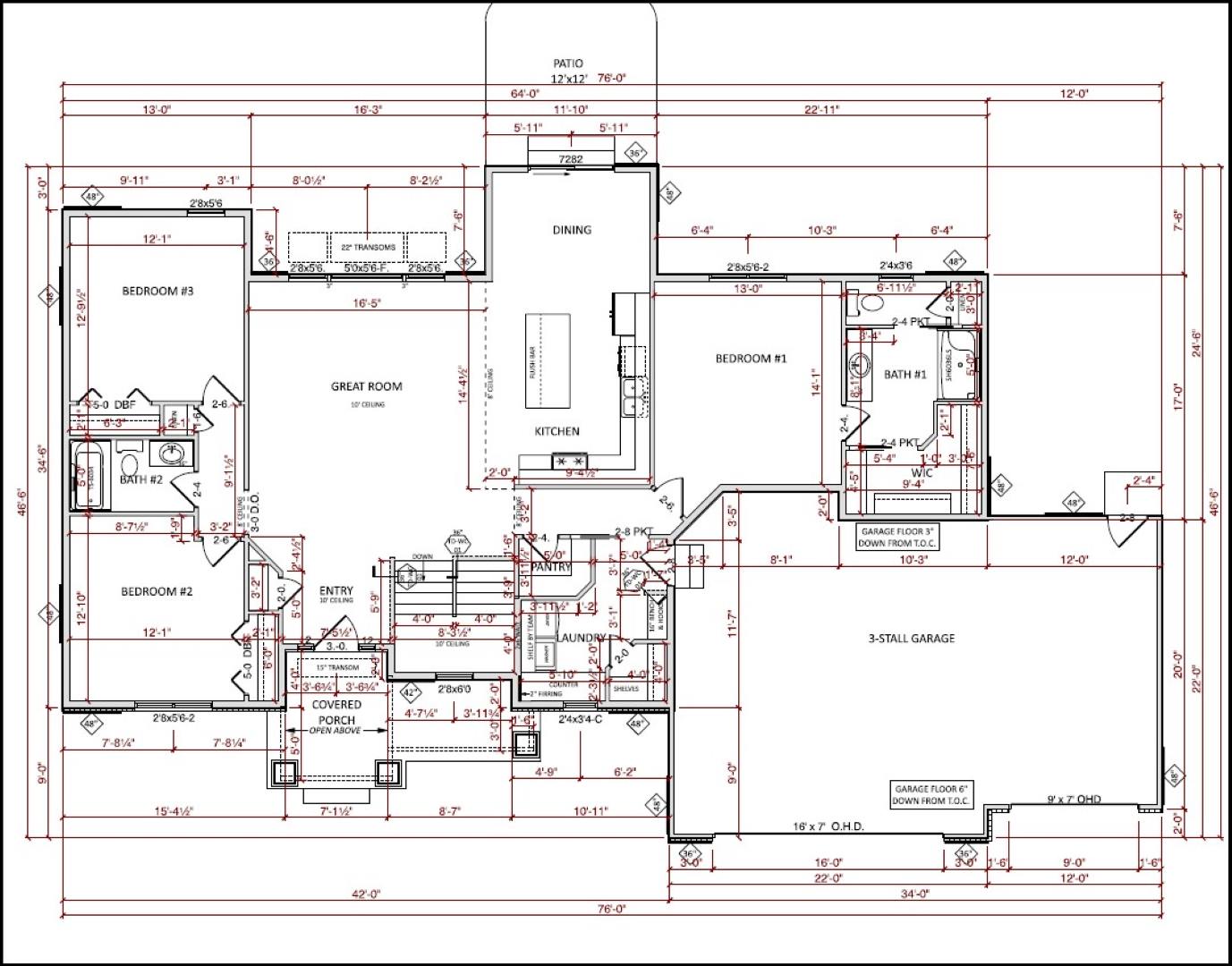 Main Level Floor plan floorplan