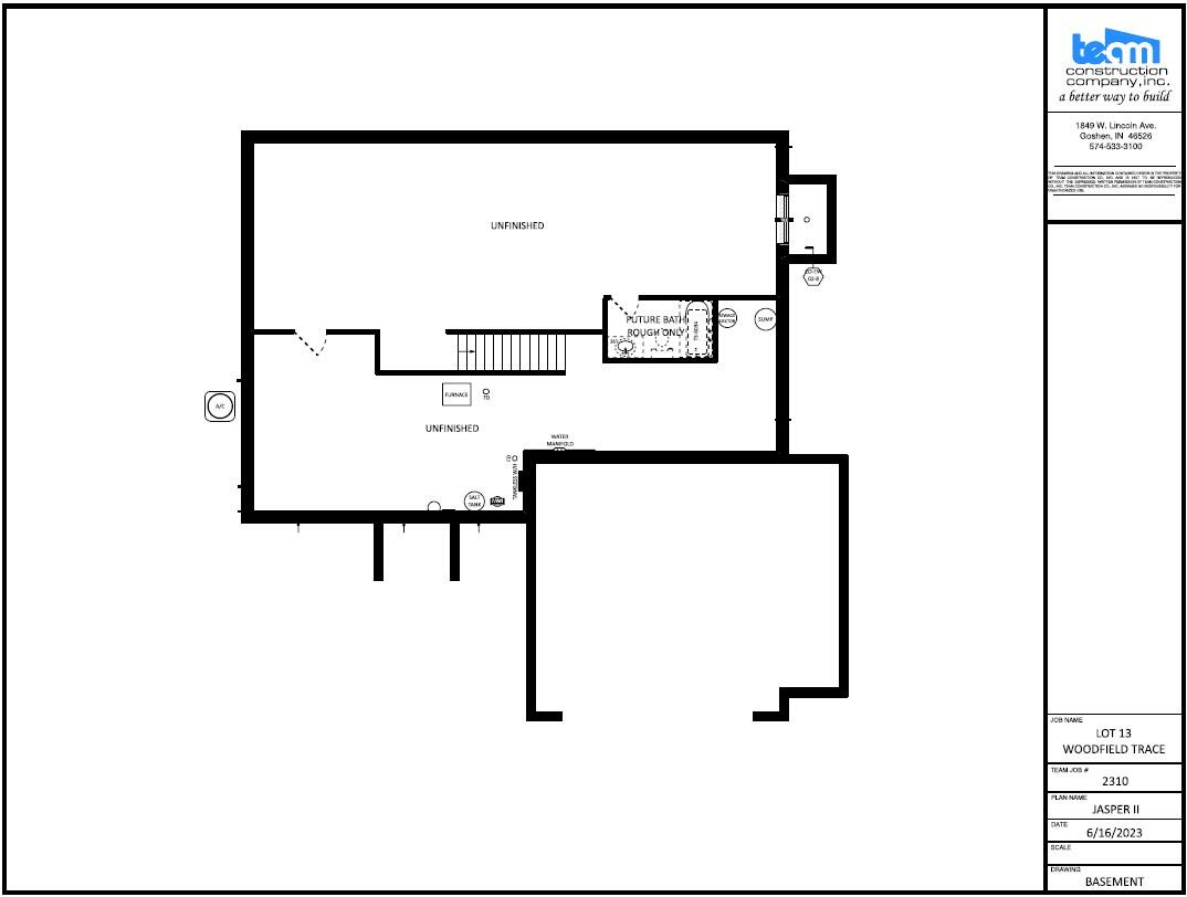 basement Print floorplan