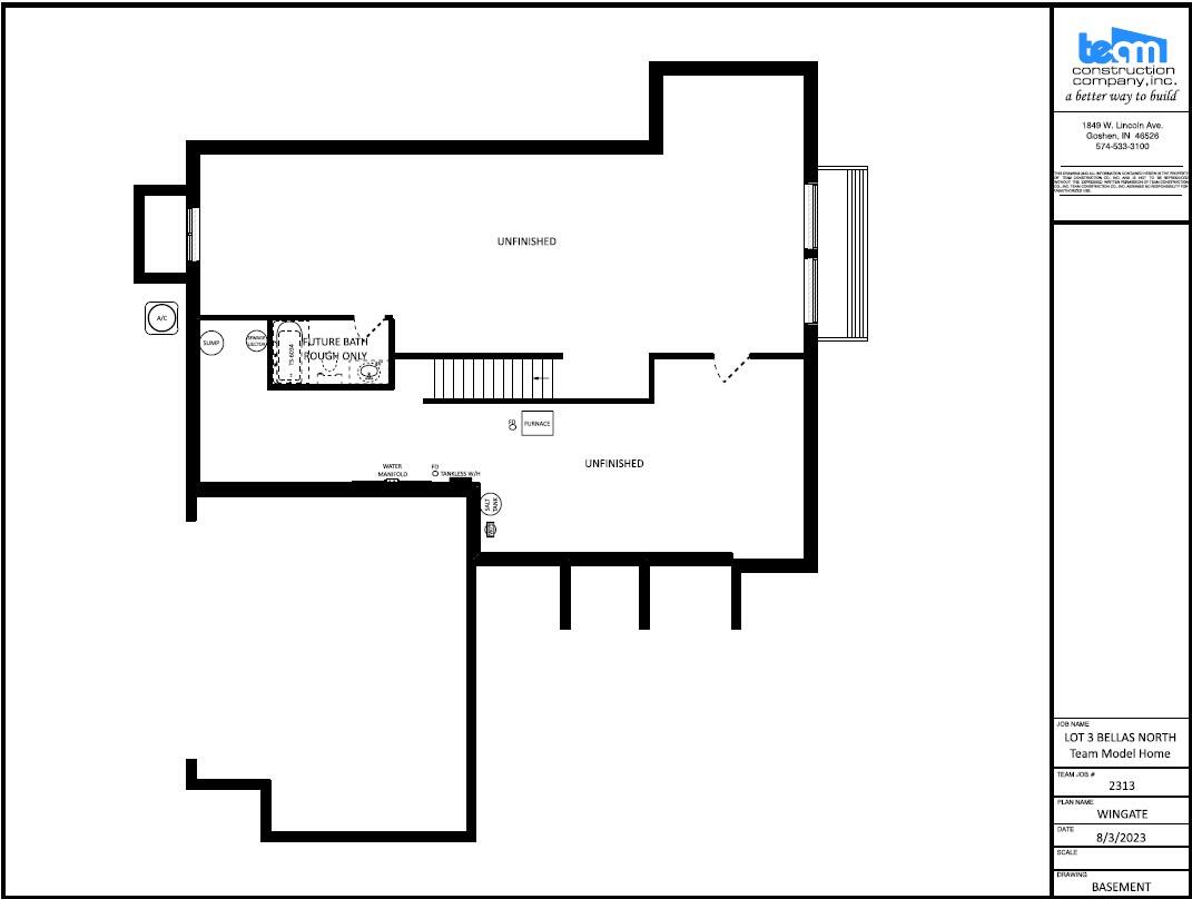 Basement Level Floorplan floorplan
