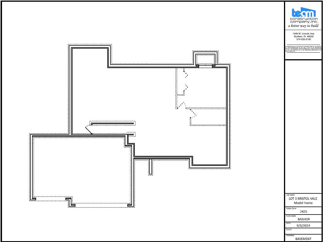 Unfinished Basement Floorplan floorplan