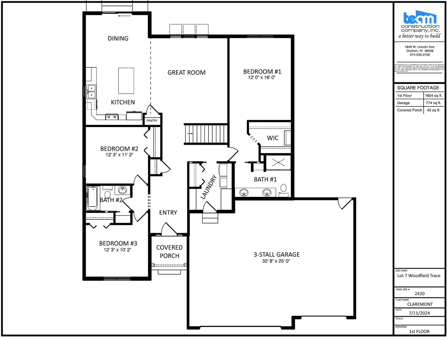 Main Level floorplan