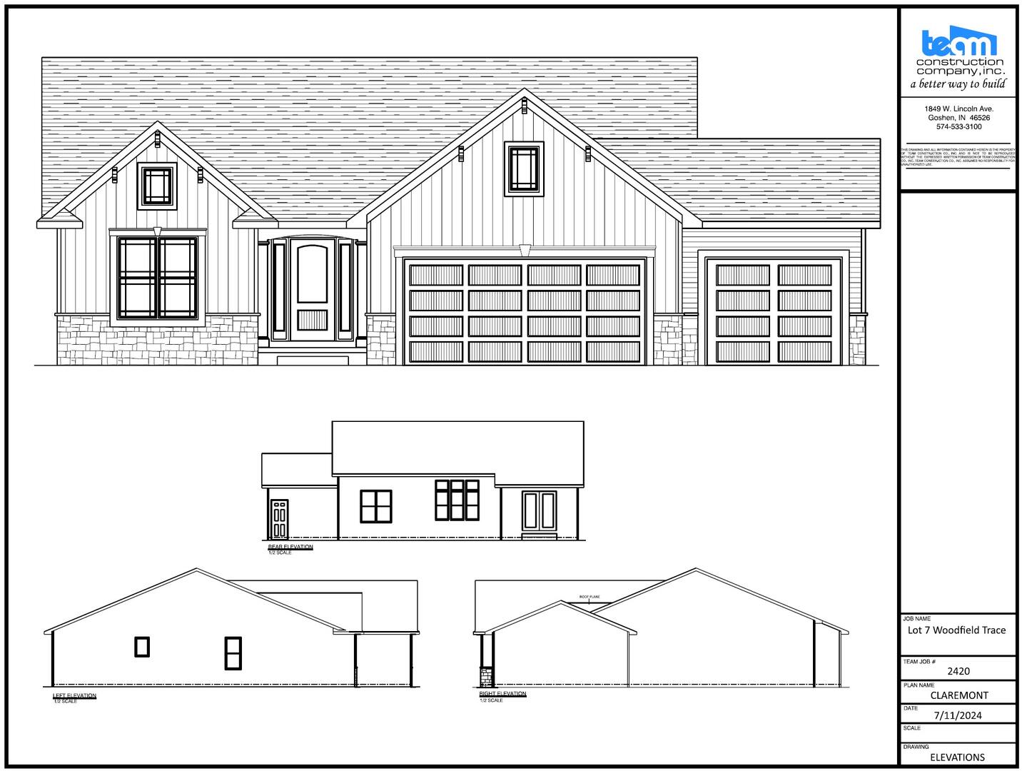 Elevations floorplan