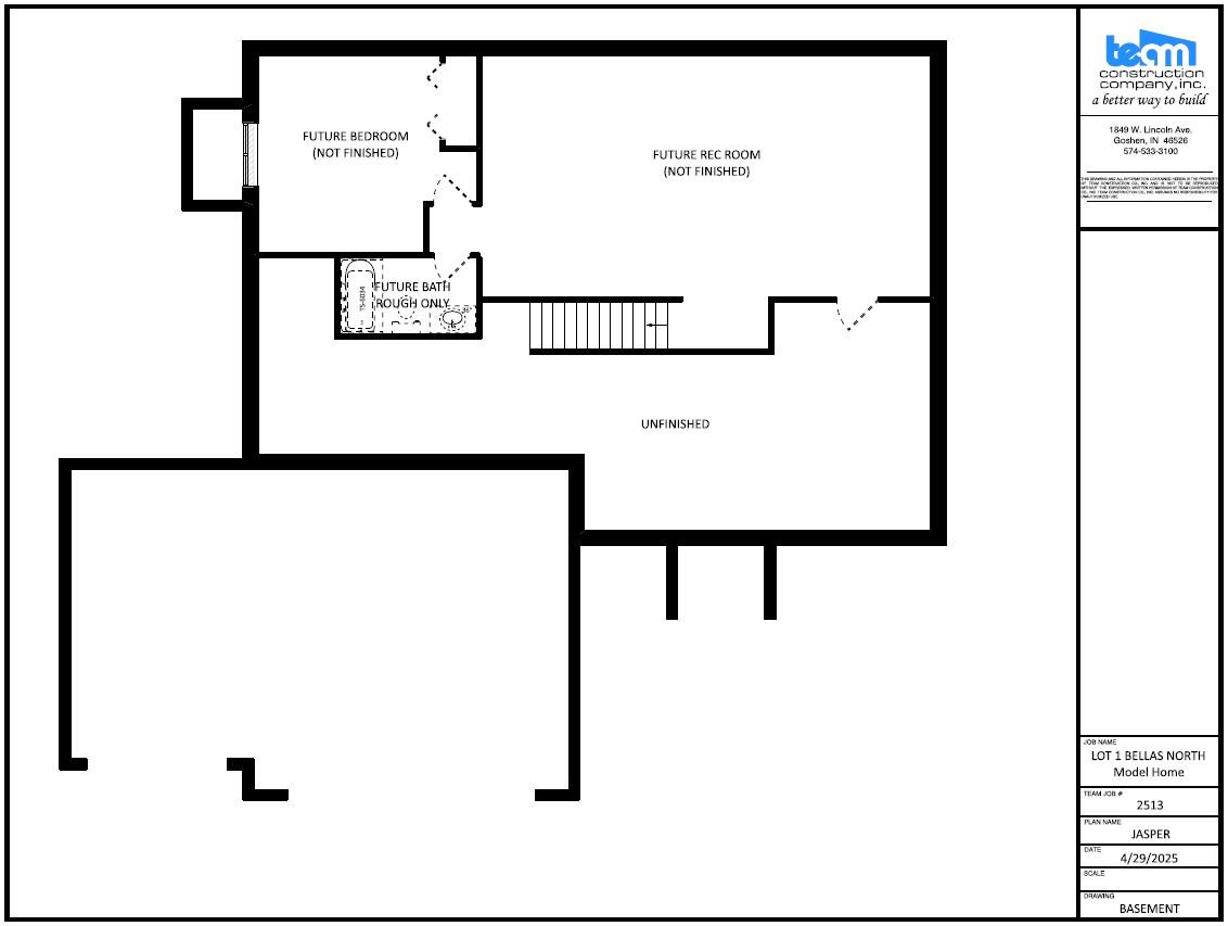 Basement floorplan