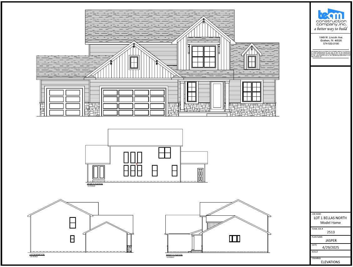 Elevations floorplan