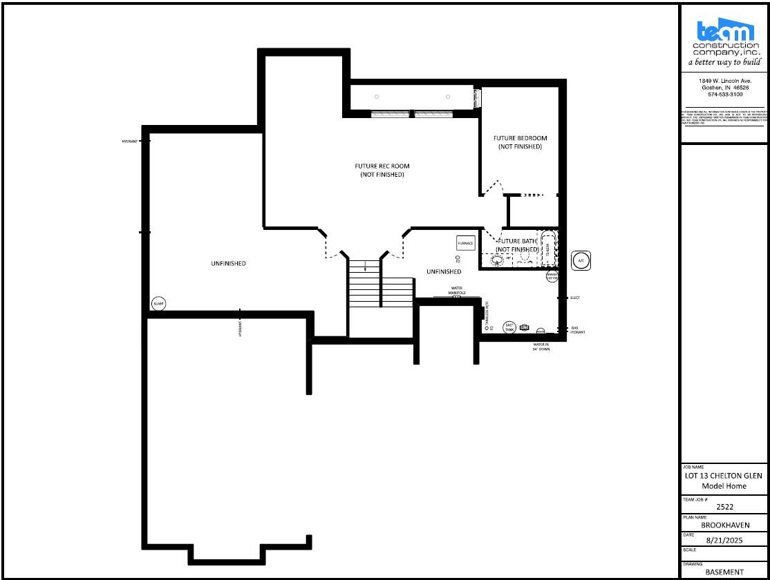 Basement floorplan