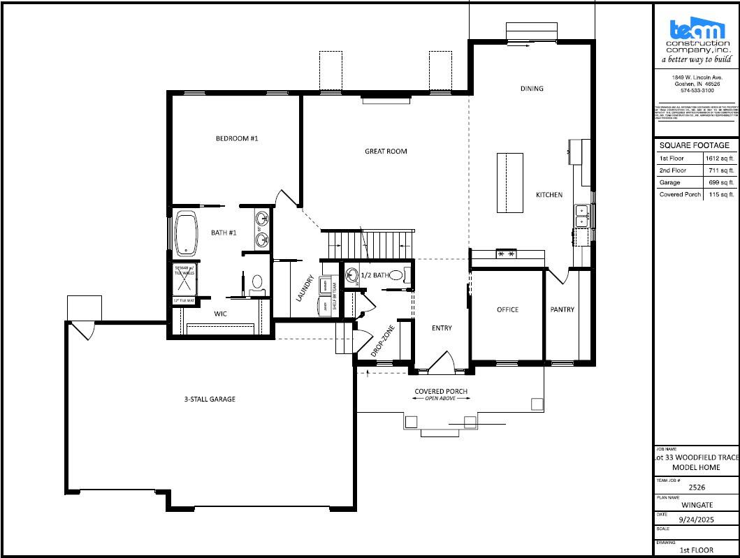 Main Level floorplan