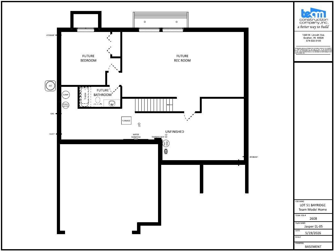 Basement floorplan