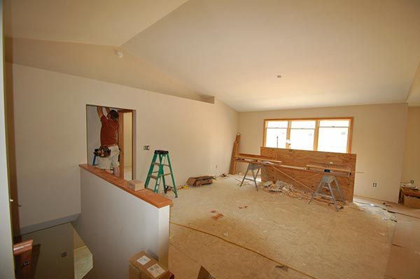 Install interior doors and trim in a newly built home in Indiana