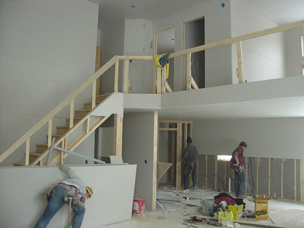 Install and finish drywall